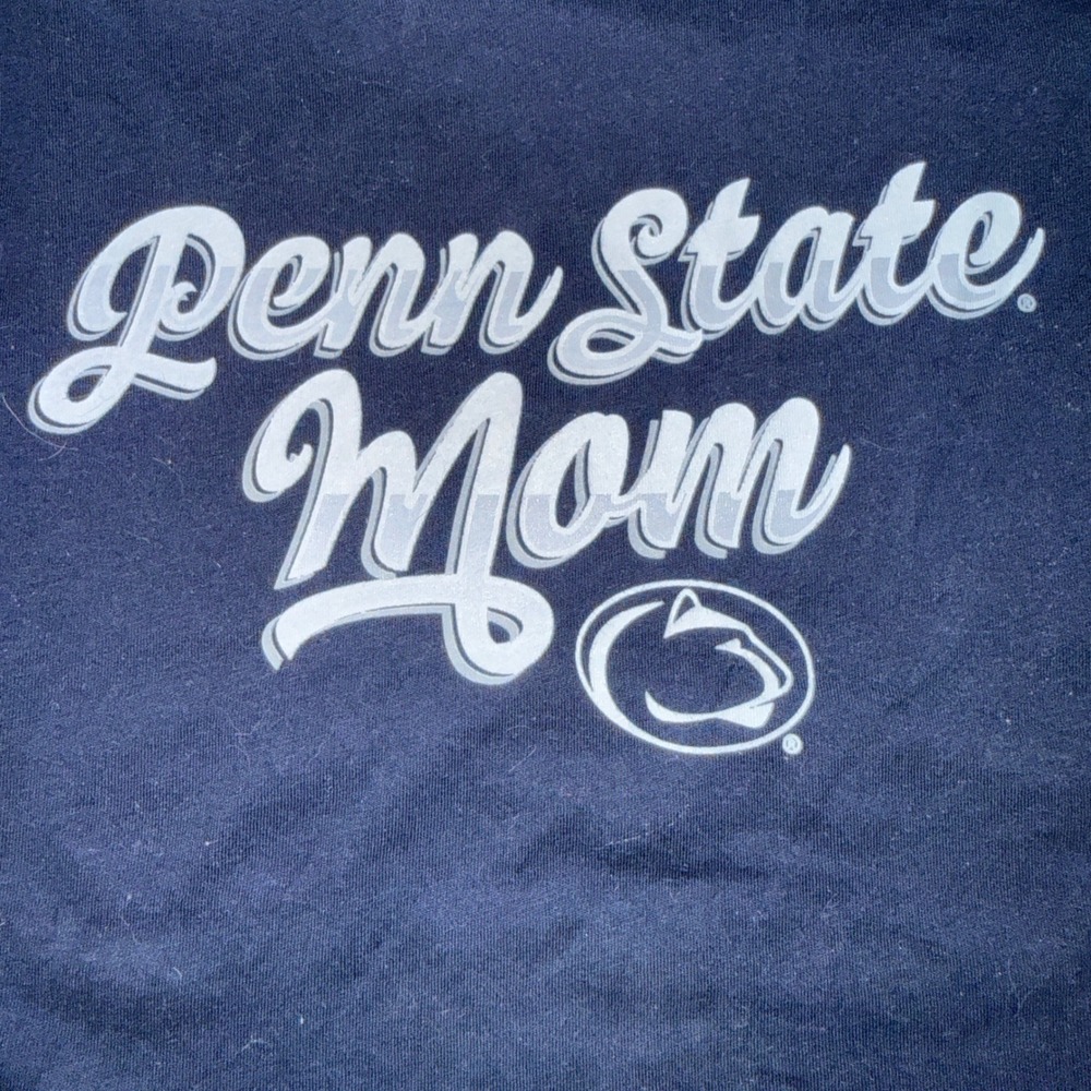 Fanatics Penn State Mom Shirt 3XL Navy Blue V-Neck Long Sleeve Tee Nittany Lions